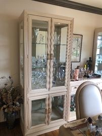 Dining Room Glass and Mirrored China Cabinets and servers
