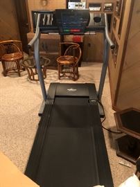 Keep fit on Nordic Track Tread mill with Paxem