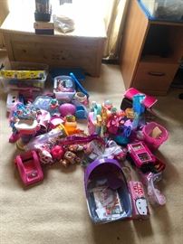 Toys including Hello Kitty, My Little Pony, Fisher Price, Barbie and more