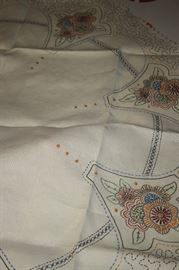 HAND EMBROIDERED TABLE CLOTH