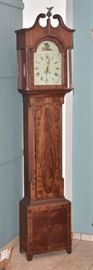 Hepplewhite Tall Case Clock
with painted dial, 93" tall
New York State
circa 1790