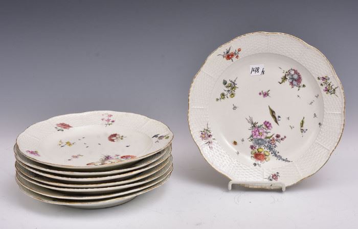 Meissen Set of Eight Plates
