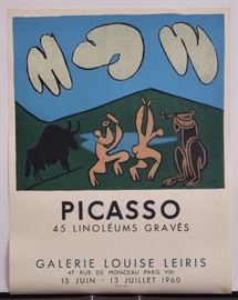 Pablo Picasso Exhibition Posters (2)
Galerie Louise Leiris
both 27" x 20"