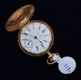 14k Gold Waltham Ladies Pocket Watch