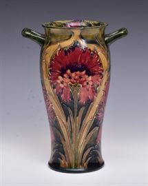 Moorcroft Brown Chrysanthemum Vase
6 1/4" high
circa 1914