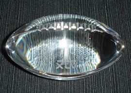Tiffany & Co. Super Bowl XLV crystal paperweight