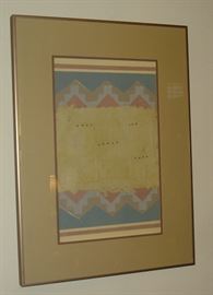 Mixed media art - "Taos"