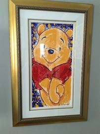 Winnie The Pooh Signed Print