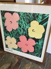 Andy Warhol signed Poster