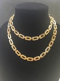 Vintage Goldtone Link Necklace