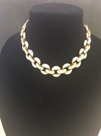 Vintage Gold tone Link Necklace