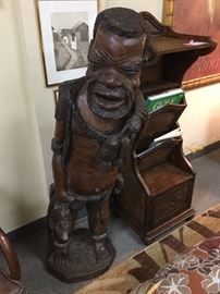 Hand Carved African Man