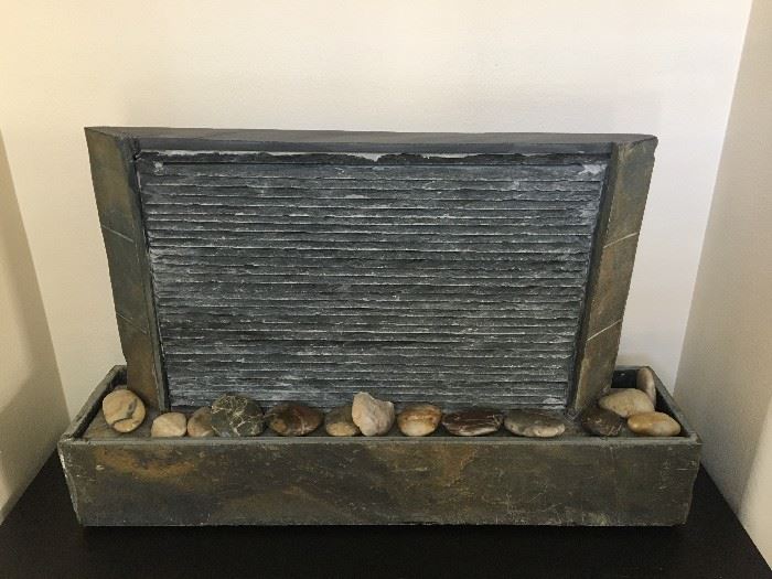 stone fountain to control humidity
