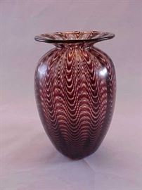 Kralik art glass vase.