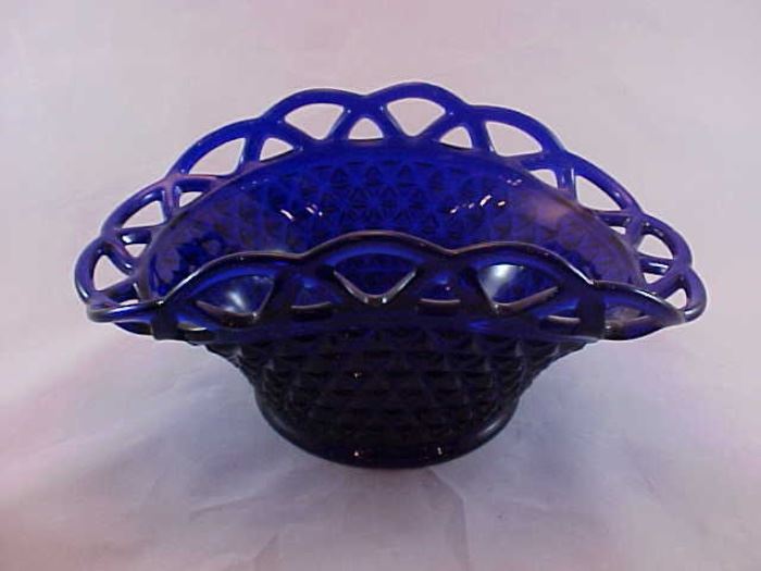 Cobalt blue basket