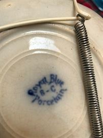 Burgess & Campbell Royal Blue Porcelain