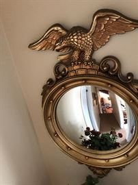 Convex Antique Mirror