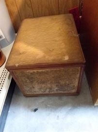 Unique old chest with storage- inside sheet music