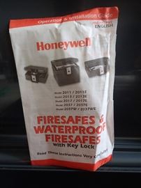 HONEYWELL WATERPROOF FIRESAFE W/ KEY LOCK