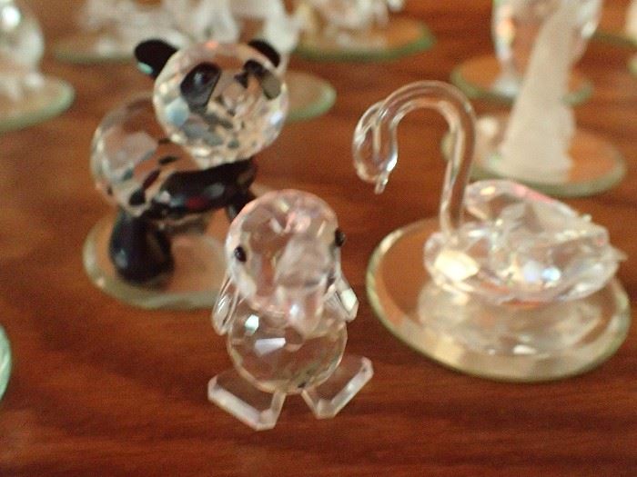 SWAROVSKI  CRYSTALS FIGURES / ANIMALS / LARGE COLLECTION MOST HAVE ORIGINAL BOXES