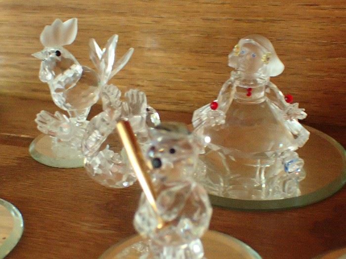 SWAROVSKI  CRYSTALS FIGURES / ANIMALS / LARGE COLLECTION MOST HAVE ORIGINAL BOXES