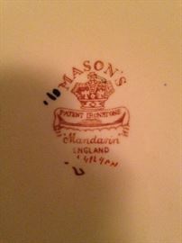English Mason's  "Mandarin" Ironstone