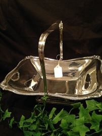 Silver plate basket