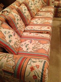 One of several 4-cushion sofas