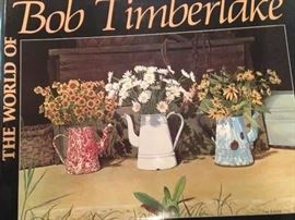 Autographed "The World of Bob Timberlake" coffee table book