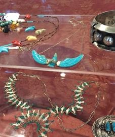 More of the vintage Native American jewelry