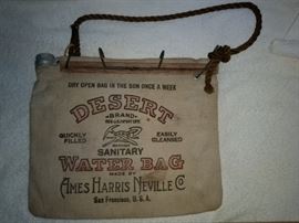 Desert Water Bag, Vintage Fabric Radiator