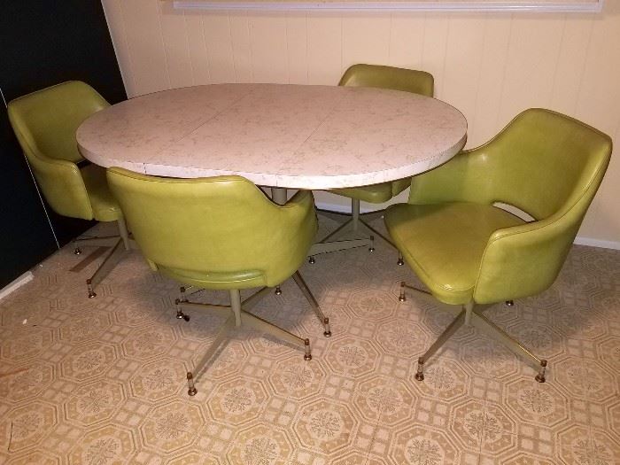 Vintage table set. Vintage Brody chairs