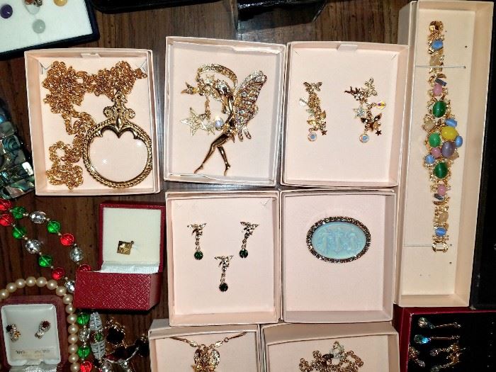 Costume jewelry. Lots of good quality treasures. Lots from QVC. Joan Rivers, Kirk and more