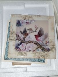 Square bird plates