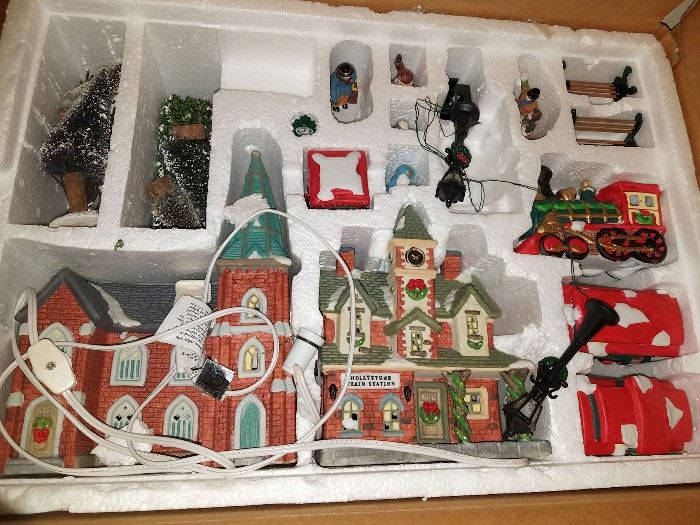 Christmas village set