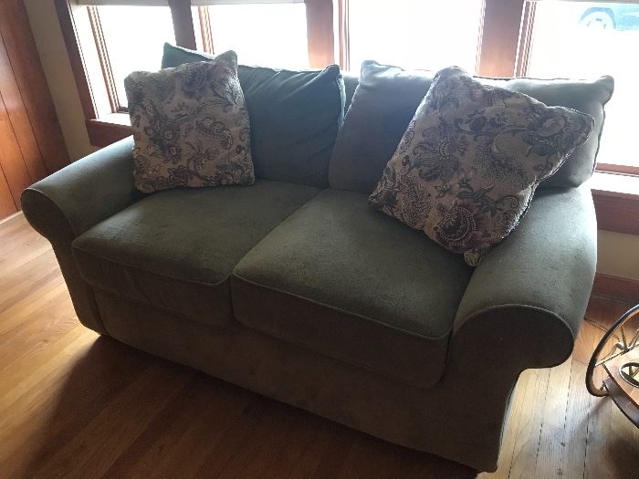 Walter E. Smithe loveseat and matching couch. 