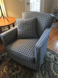 Ethan Allen upholstered club chair