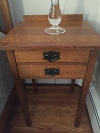 Stickley two drawer night stand