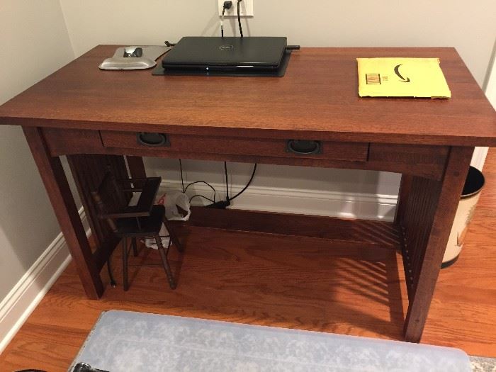 mission style desk