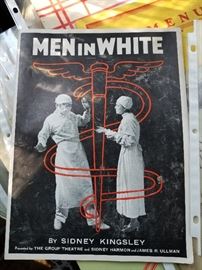 Men in White Program Playbill