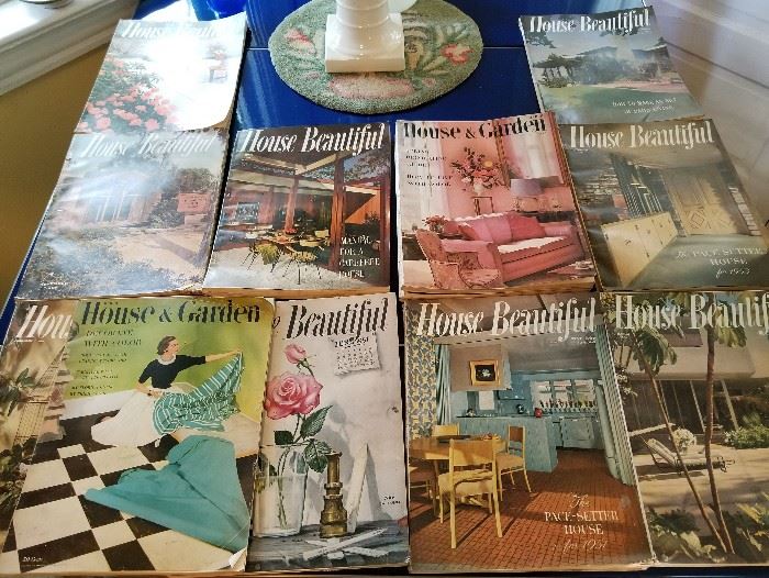 1949-1952 issues of House Beautiful...MCM Advertising, Design/designers, Architecture, etc