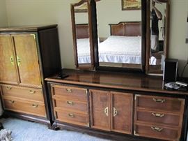 Beautiful BroyHill Asian Design Bedroom Set