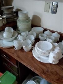 Vintage Fire King Anchor Hocking Dish Set,               Arcopal France set