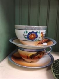 Antique Cups  Saucers