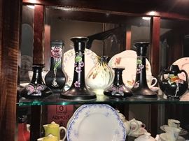 Shelley Fine China art deco vases