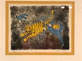 Gloria Starr signed and numbered silk screen