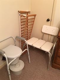 Shower seat & potty chair