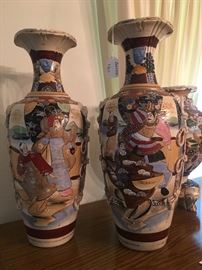 Antique asian vases