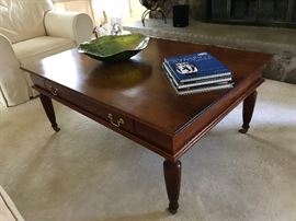 Costume made Cherry Coffee Table by the Amish