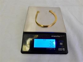 14K gold bracelet
